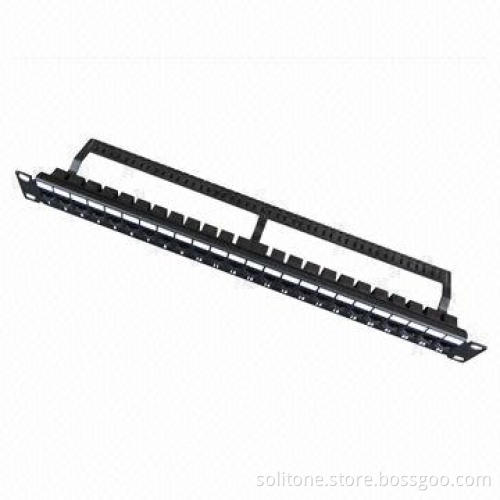 CAT6/Cat5e 24-Port UTP Blank Patch Panel